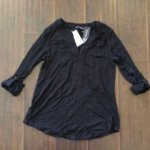 Cable & Gauge black blouse - NWT size small